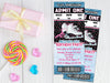 Pink Ice Skating Ticket Birthday Invitations
