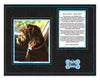 Blue Pet Memorial Rainbow Bridge Print