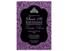Tiara Purple Glitter Sweet 16 Invitations