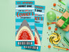 Shark Ticket Invitations Boy