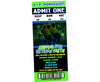 Boys Neon Roller Skating Party Ticket Invitations