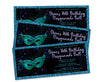 Peacock Masquerade Mask Invitations Sweet 16