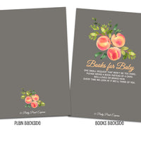 Sweet as A Peach Baby Shower Invitations
