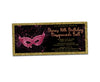 Peacock Masquerade Mask Invitations Sweet 16