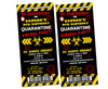 Quarantine Virtual Birthday Party Ticket Invitations