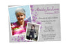 Floral Purple Birthday Invitation for Women