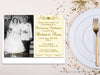 Ivory 50th Anniversary Party Invitations Wedding Golden