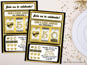 Slot 50th Wedding Anniversary Party Invitations with Photo Option