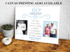 Pink Heaven Sent Birth Announcement Nursery Wall Art