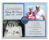 Diamond 60th Wedding Anniversary Then and Now Photo Print