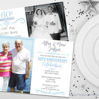 We Still Do Diamond 60th Wedding Anniversary Invitations