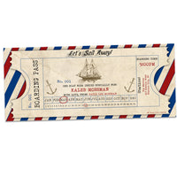 PRINTABLE Sailboat Ride Gift Experience Tickets Personalized