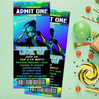 Boys VR Party Invitations