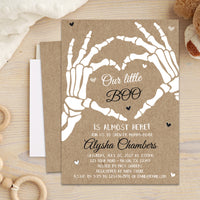 Kraft Little Boo Halloween Baby Shower Invitations