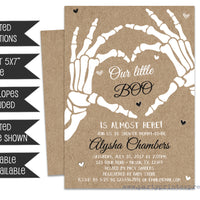 Kraft Little Boo Halloween Baby Shower Invitations