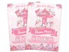 Pink Carousel Baby Shower Invitations