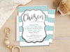 Boy Adoption Baby Shower Invitations CHOSEN