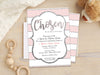 Girl Adoption Baby Shower Invitations CHOSEN