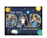 Dad Custom Photo Gift Print Best in the Universe