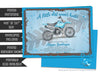 Vintage Dirt Bike Baby Shower Invitations Boys