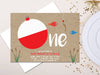 Fishing 1st Birthday Invitation Big One Photo Option