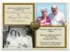 Then & Now Photo 50th Wedding Anniversary Invitations