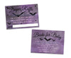 Goth Twinkle Bat Diaper Raffle Tickets or Books for Baby