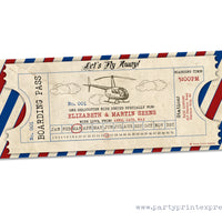 PRINTABLE Helicopter Ride Gift Experience Tickets Personalized