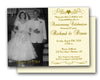 Ivory 50th Anniversary Party Invitations Wedding Golden