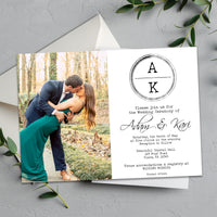 Classic Photo Wedding Invitations