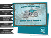 Racing Dirt Bike Birthday Invitations