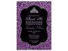 Tiara Purple Glitter Sweet 16 Invitations