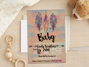 Tribal Baby Shower Invitation