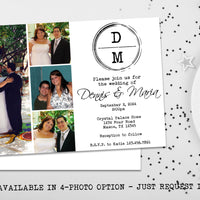 Classic Photo Wedding Invitations