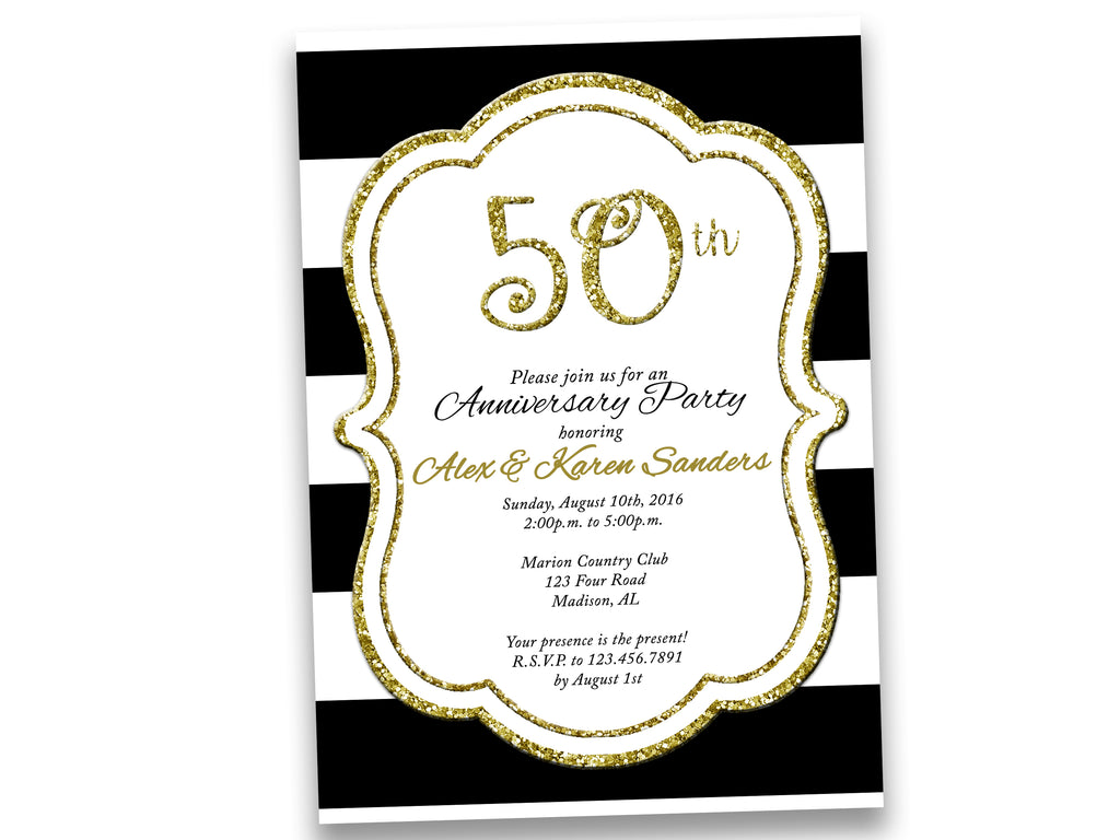 50 Wedding Invitation Cards size 5X7 Printed in Black with Envelopes