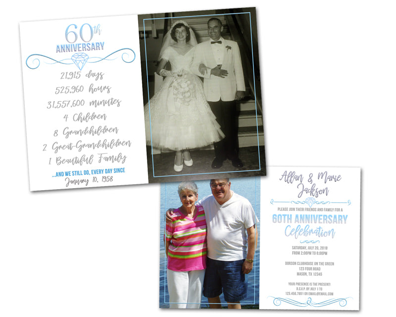 We Still Do Diamond 60th Wedding Anniversary Invitations | Party Print Express we-still-do-diamond-60th-wedding-anniversary-invitations-party-print-express