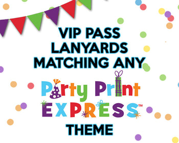 VIP Pass Invitations Matching any Party Print Express Theme