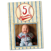 Baseball 1st Birthday Photo Banner
