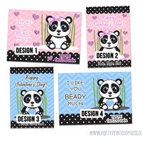 Panda Bear Classroom Valentines