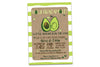 Avocado Invitations Baby Shower Bridal Birthday
