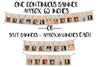 Baseball 1st Birthday Photo Banner