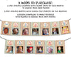 Baseball 1st Birthday Photo Banner