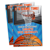 Basketball Invitations Birthday Boy