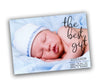 Photo Christmas Birth Announcement Cards