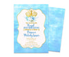 Icy Blue Princess Birthday Invitations
