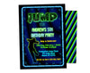 Boys Jump Trampoline Birthday Invitations