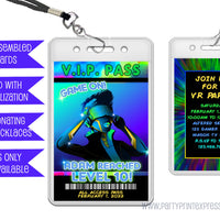 Boys VR VIP Pass Lanyards