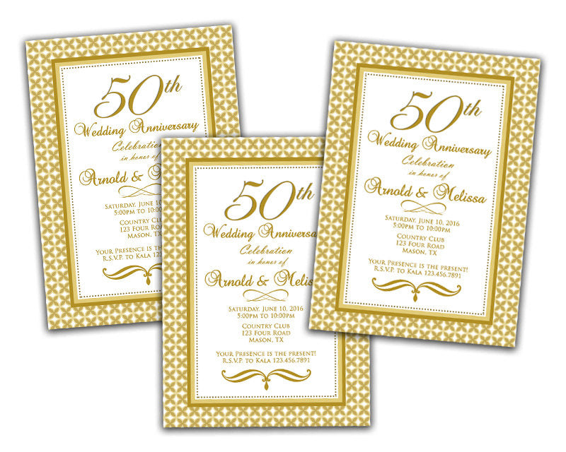golden-pattern-50th-wedding-anniversary-invitations-party-print-express for Free Printable 50th Wedding Anniversary Invitations Golden Pattern 50th Wedding Anniversary Invitations | Party Print Express for Free Printable 50th Wedding Anniversary Invitations