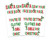 Funny Facebook Christmas Cards Bible and Clothes