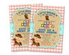 Cowboy Baby Shower Invitation Buckaroo
